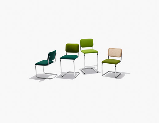 cesca collection chair barstool counter height knollstudio side chair 